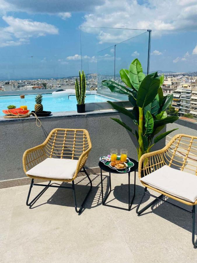 New 2Bd Aprt With Shared Rooftop Pool E2 Atény Exteriér fotografie